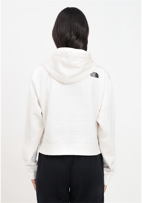 Felpa con cappuccio Essential Crop bianca da donna THE NORTH FACE | NF0A89EXQLI1.